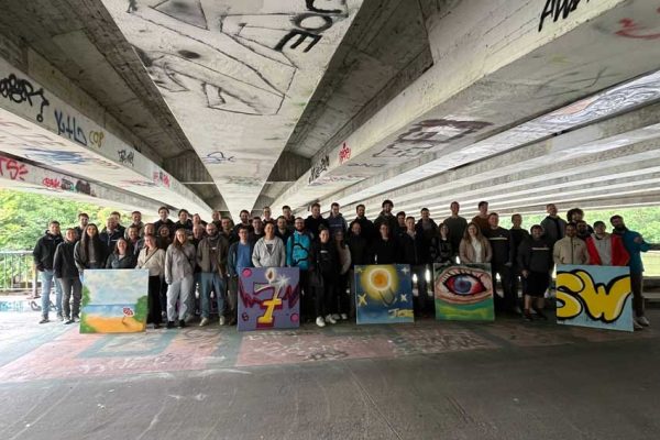 Creatief graffiti groepsuitje in Gent