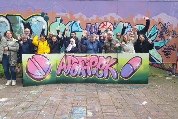 Graffiti teambuilding uitje in Haarlem