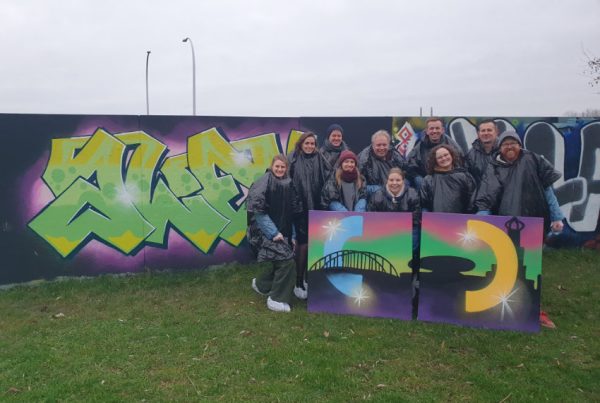 Graffiti uitje Buro Rondom in Zwolle