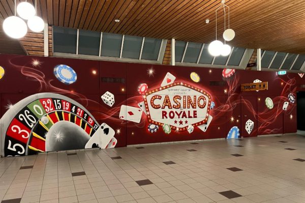 Wandschildering Schuttersveld