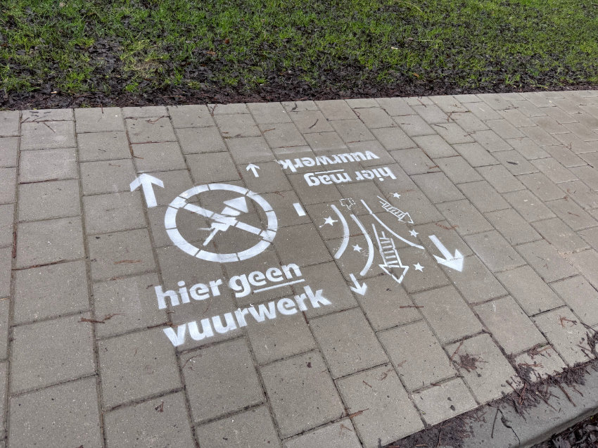Uitingen vuurwerk verbod Wageningen