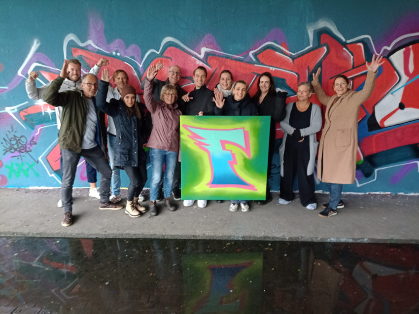 Fivoor graffiti workshop in Maassluis
