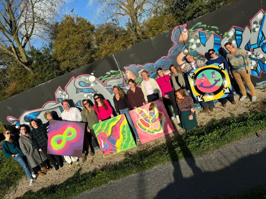 Graffiti afdelingsuitje Schagen