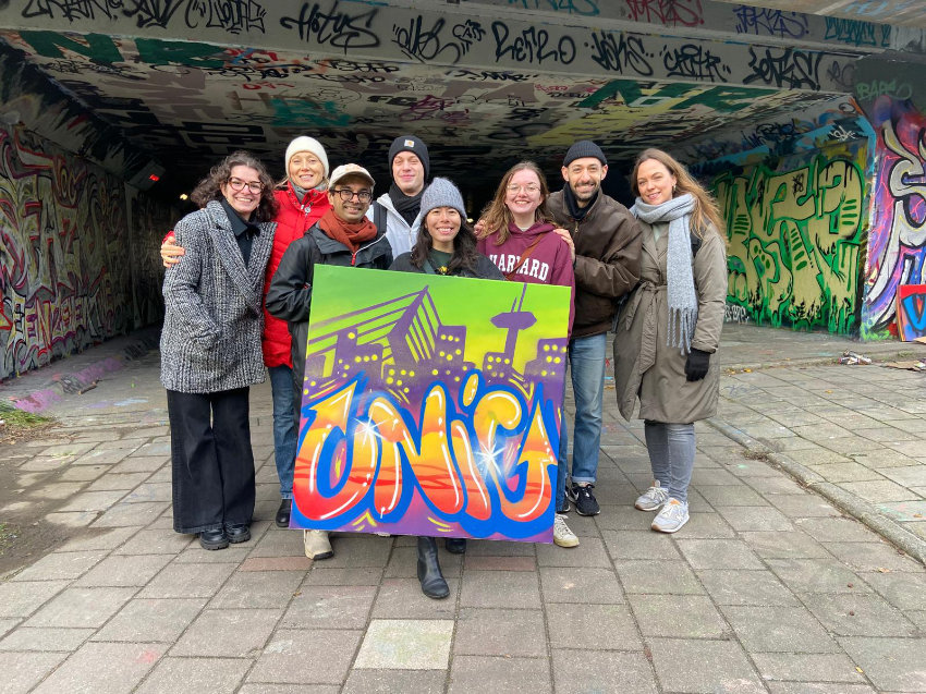 Graffiti workshop in Rotterdam voor UNIC