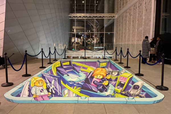 3D streetpainting LEGO