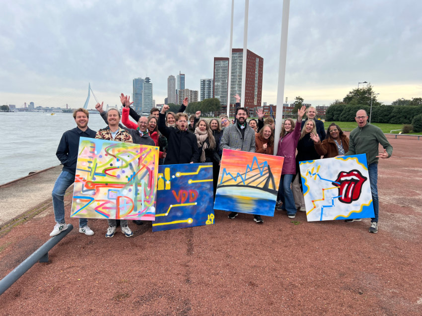 Graffiti workshop bij de SS Rotterdam