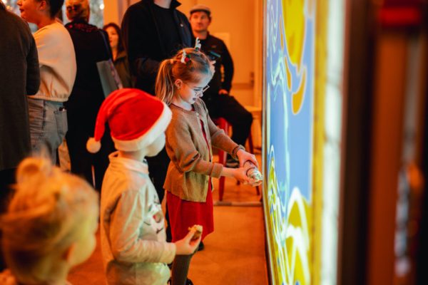 Graffiti wand tijdens GGZ evenement