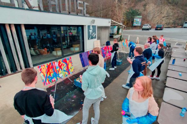 TAUW graffiti incentive in Durbuy