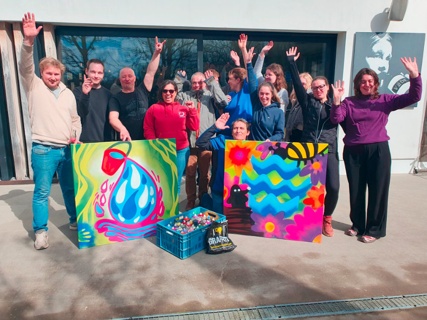 TAUW graffiti incentive in Durbuy