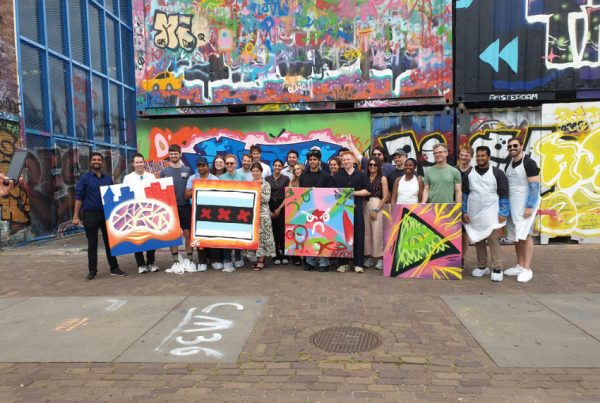 Adyen graffiti incentive bij NDSM Amsterdam