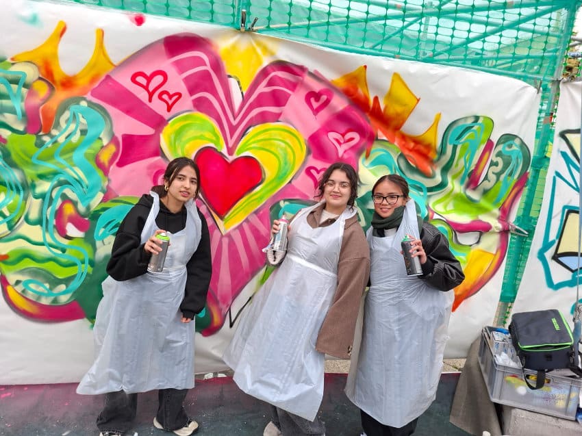 Creatieve art workshop tijdens StuDay 2025