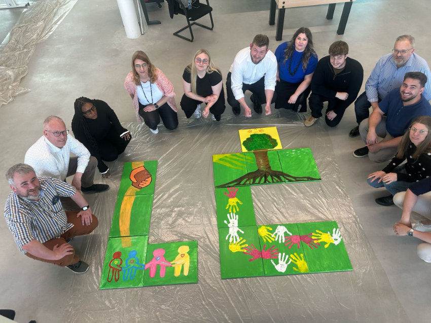 Schilderworkshop als teambuilding activiteit