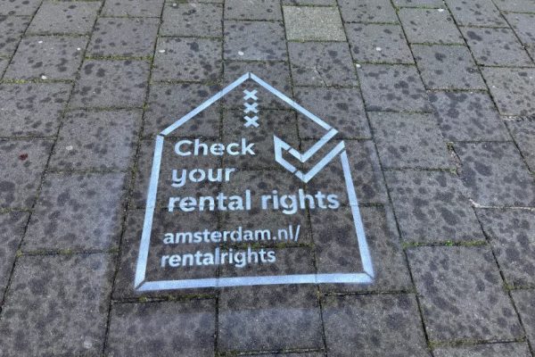 Rental rights straatreclame gem. Amsterdam