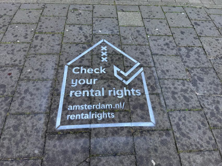 Rental rights straatreclame gem. Amsterdam
