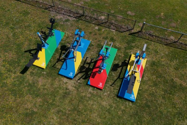 Logo/huisstijl schilderingen sporttoestellen