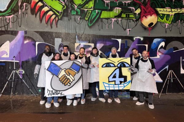 Graffiti teambuilding in Duffel