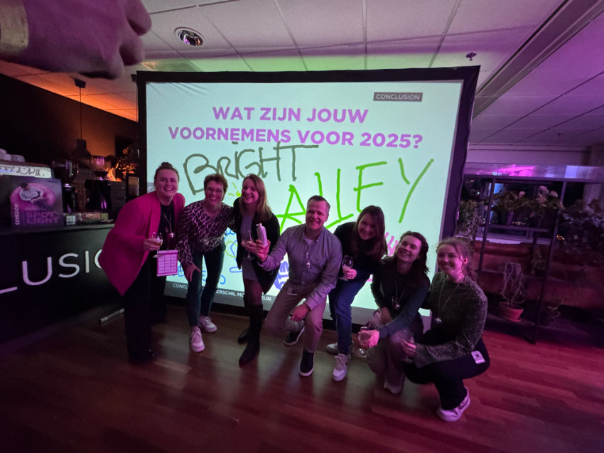 Digiffiti tijdens nieuwjaarsborrel Conclusion