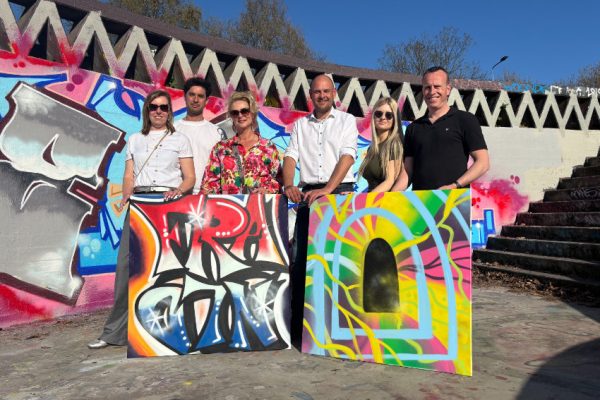 Graffiti teamuitje in Den Bosch