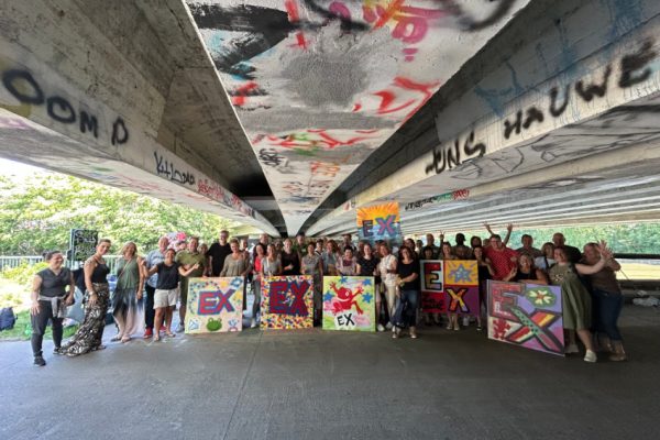 Graffiti incentive op locatie in Gent