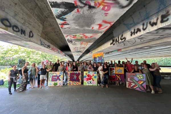 Graffiti incentive op locatie in Gent