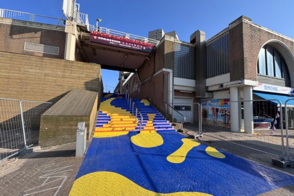 Grondschildering zeekant Scheveningen